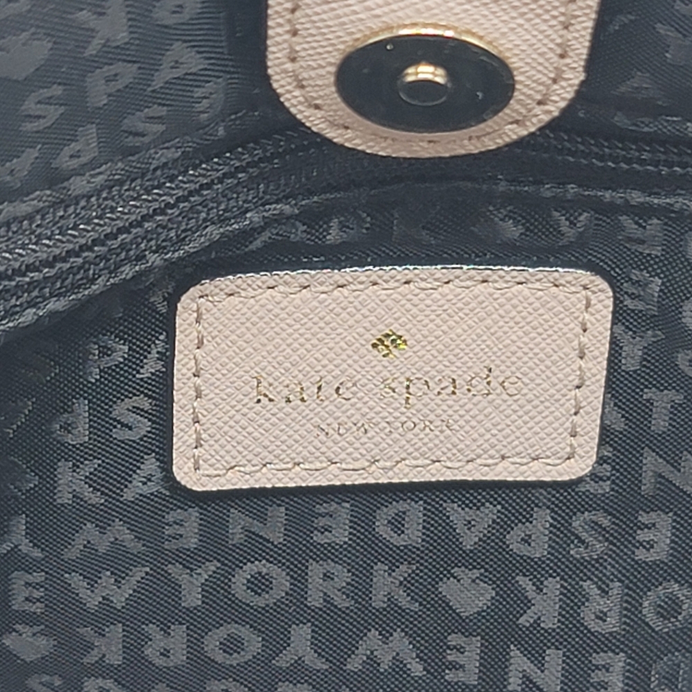 Kate Spade Laurel Way Evangelie, Two-tone Satchel Saffiano Leather - Picture 7 of 16